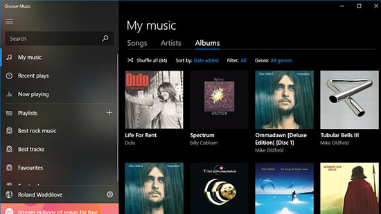 import spotify to groove music